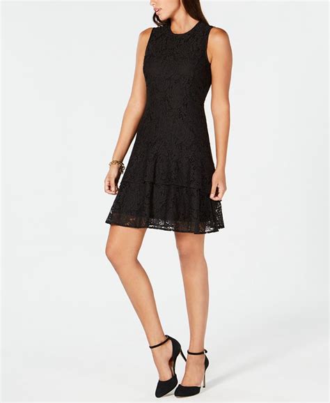 michael kors black fit and flare dress|Women's MICHAEL Michael Kors Fit & Flare Dresses.